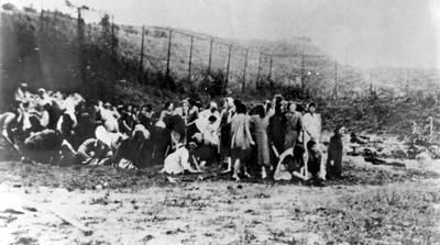 USSR, 1941, Jewish women stripping before their deaths